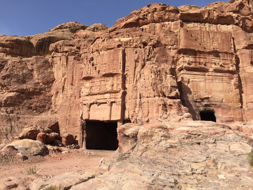 Petra Roadside caves