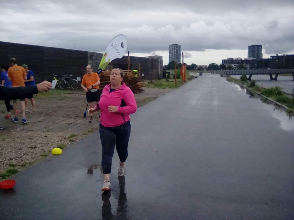 Finish of Amager Strandpark parkrun