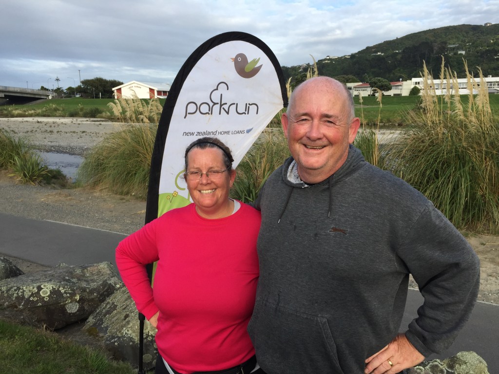 Finish of Lower Hutt parkrun