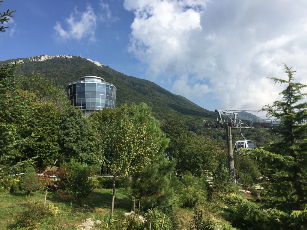 View of Mt Dajti from the cablecar 