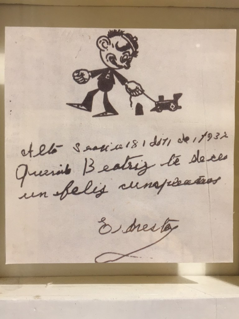 Letter written by Che Guevara aged 9