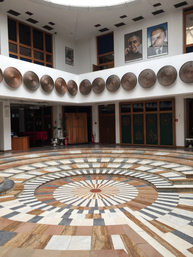 Interior of National Library Pristina