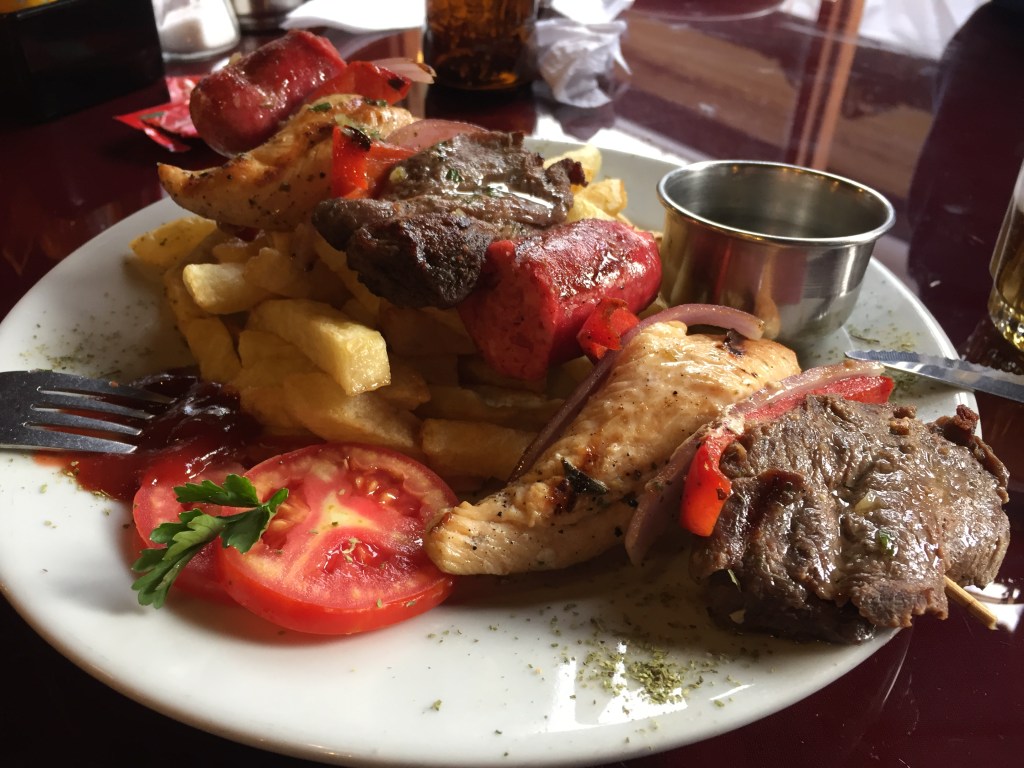 Dinner at Los Toldos Chicken