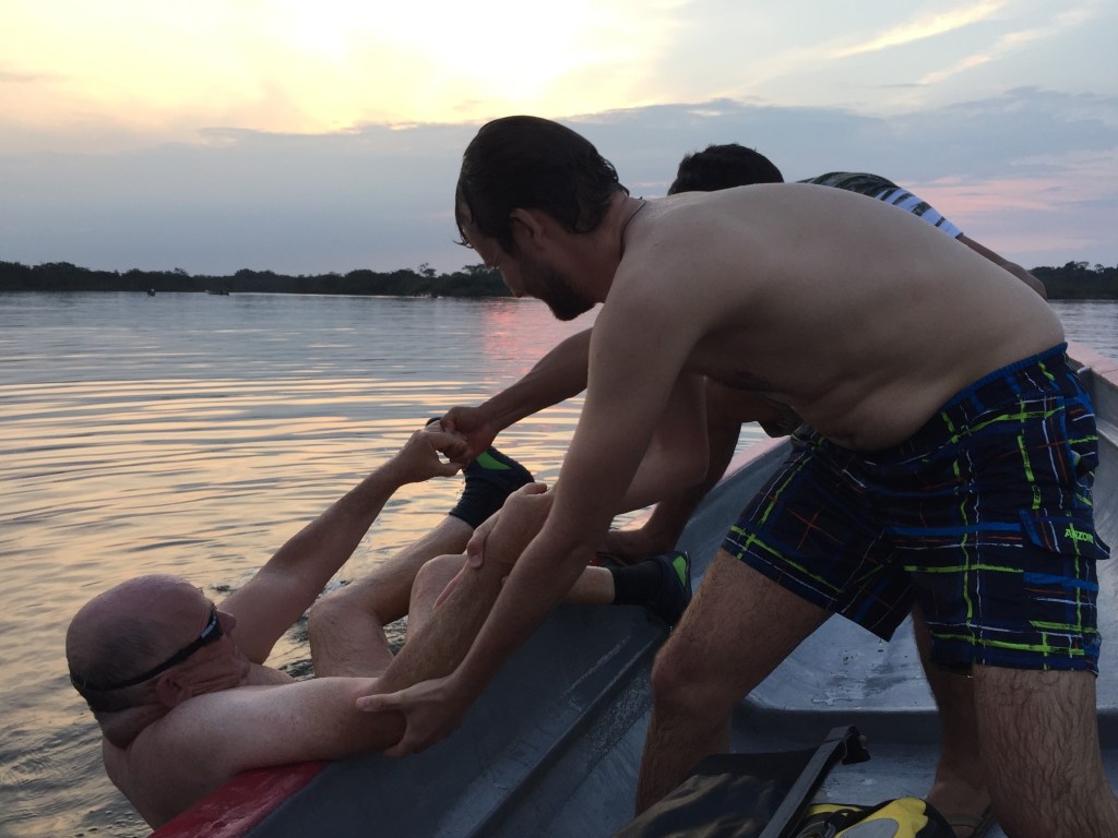 Swimming in the Amazon