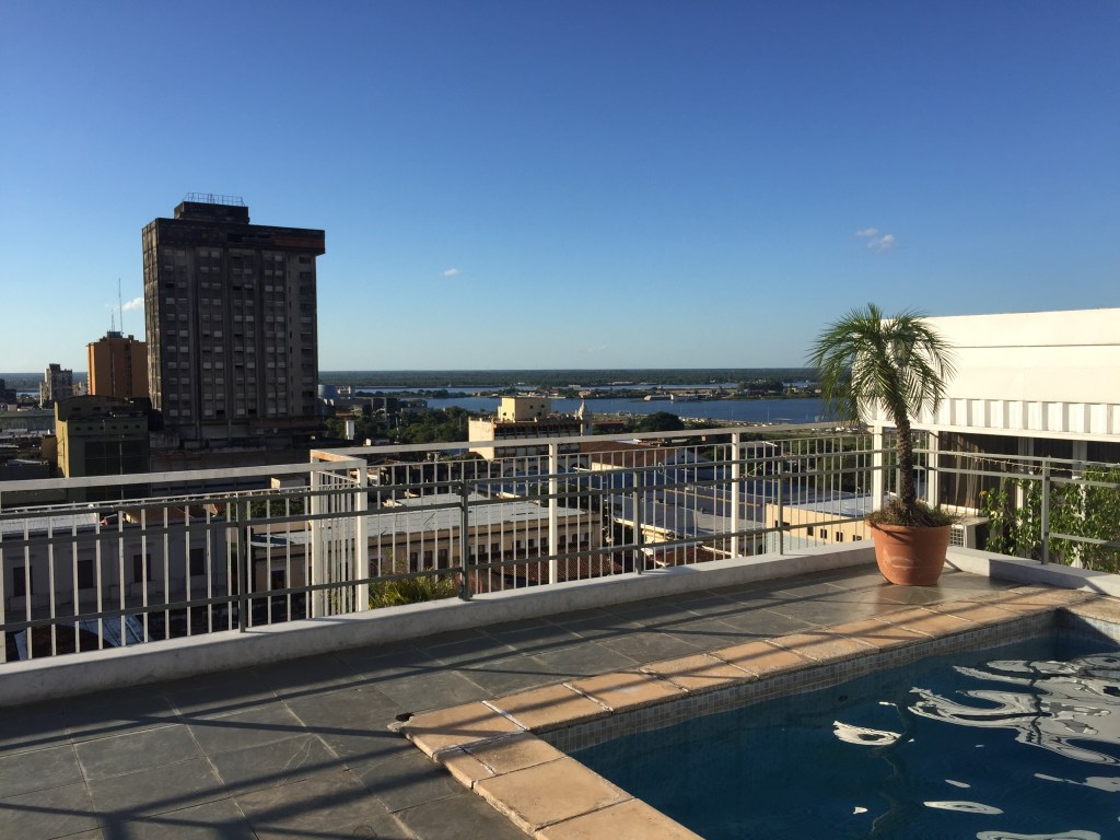River Paraguay from the Hotel Pool