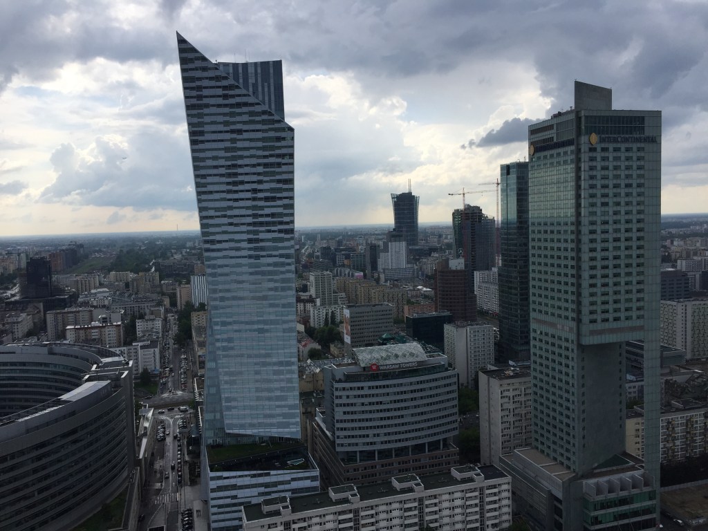 View from Palace of Culture and Science