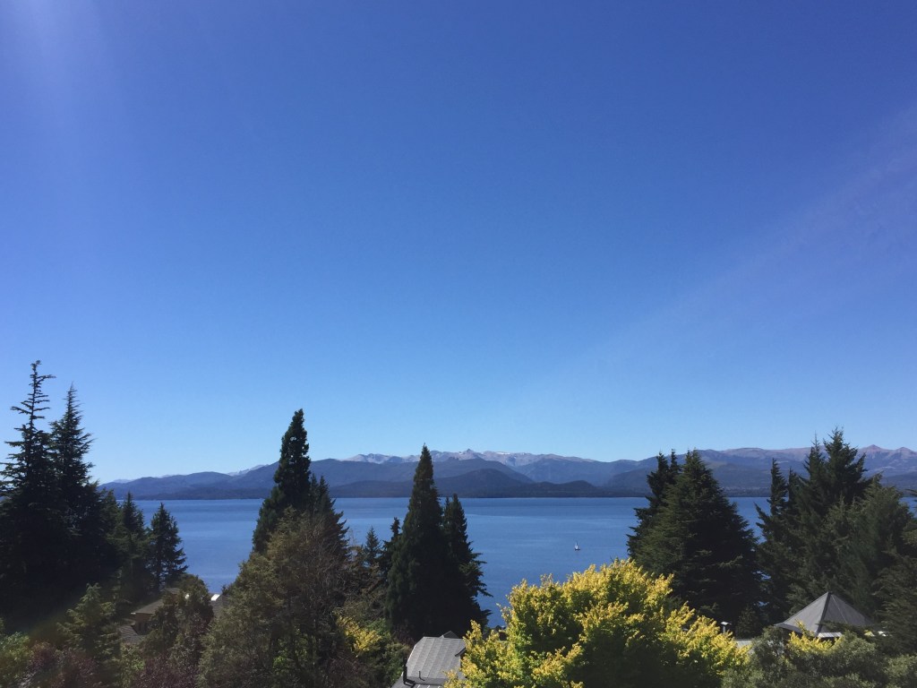 View from our Room at Villa Huinid