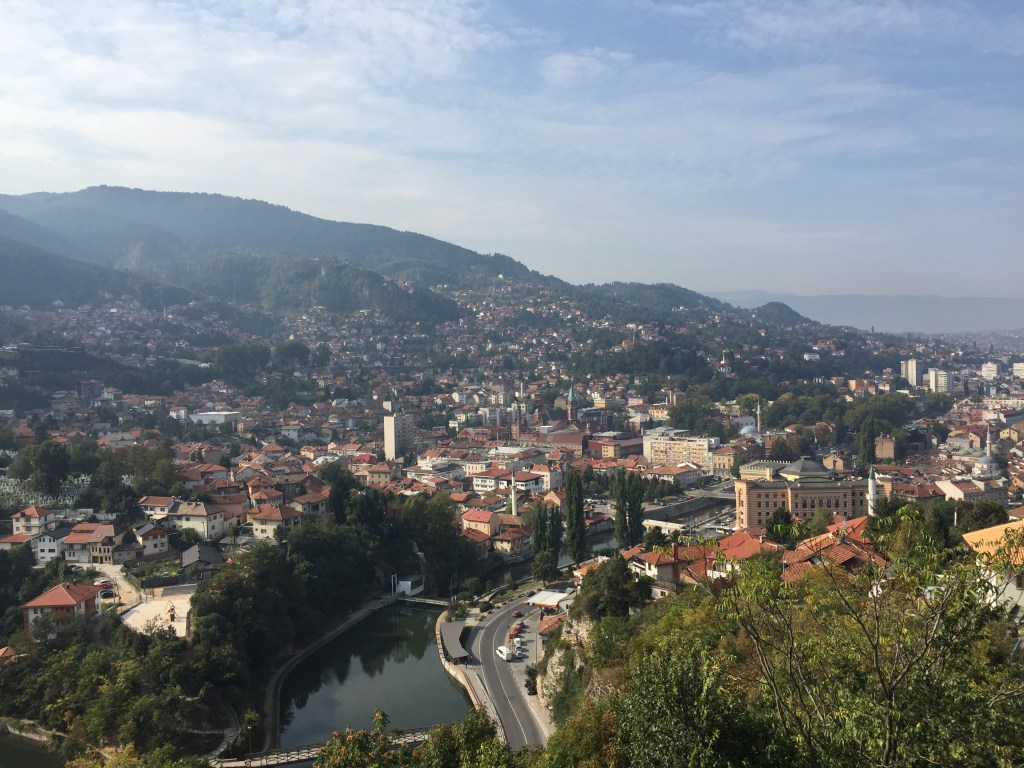 View of Sarajevo from the Yellow Bastion