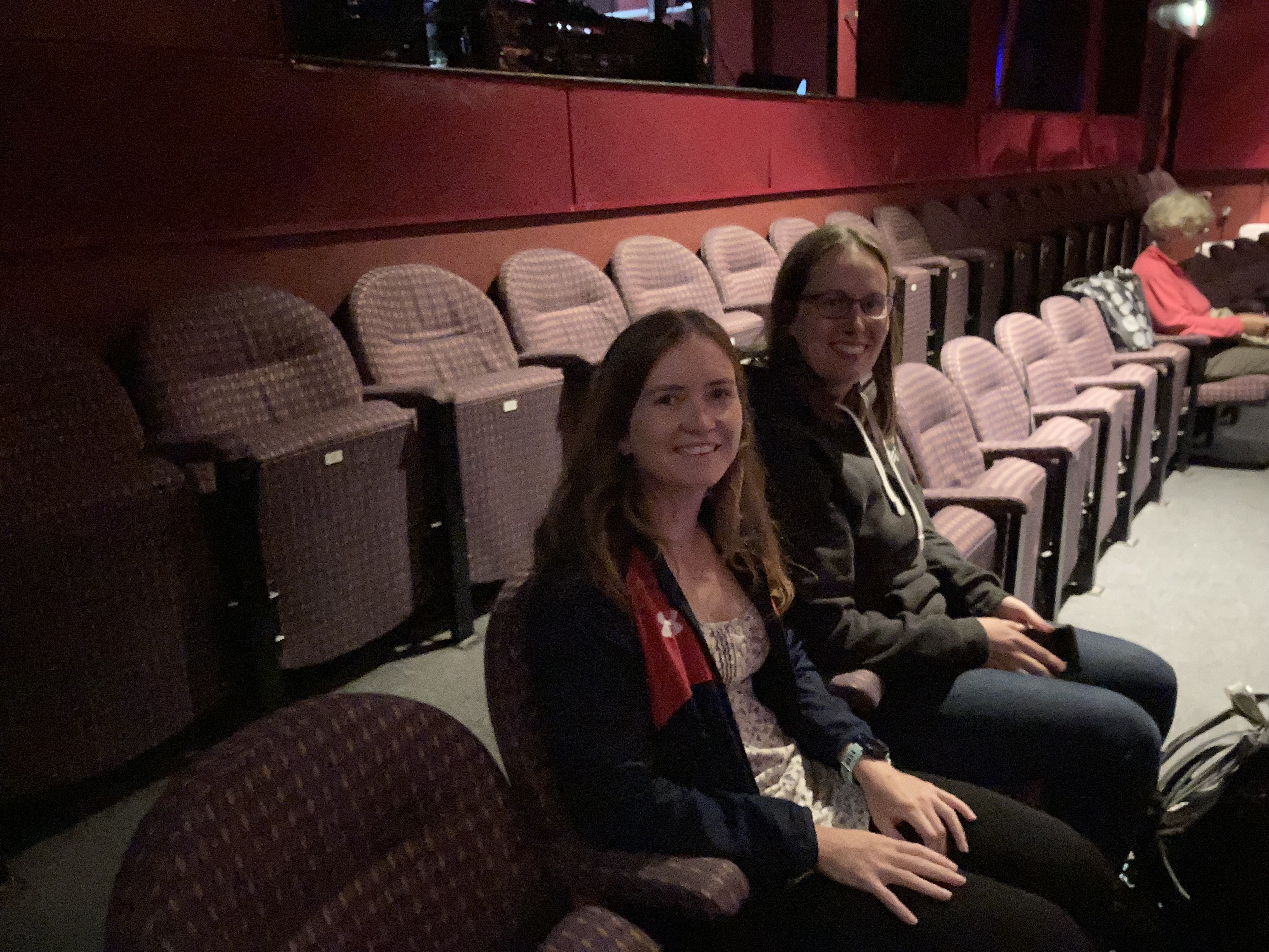 Waiting for the show to start