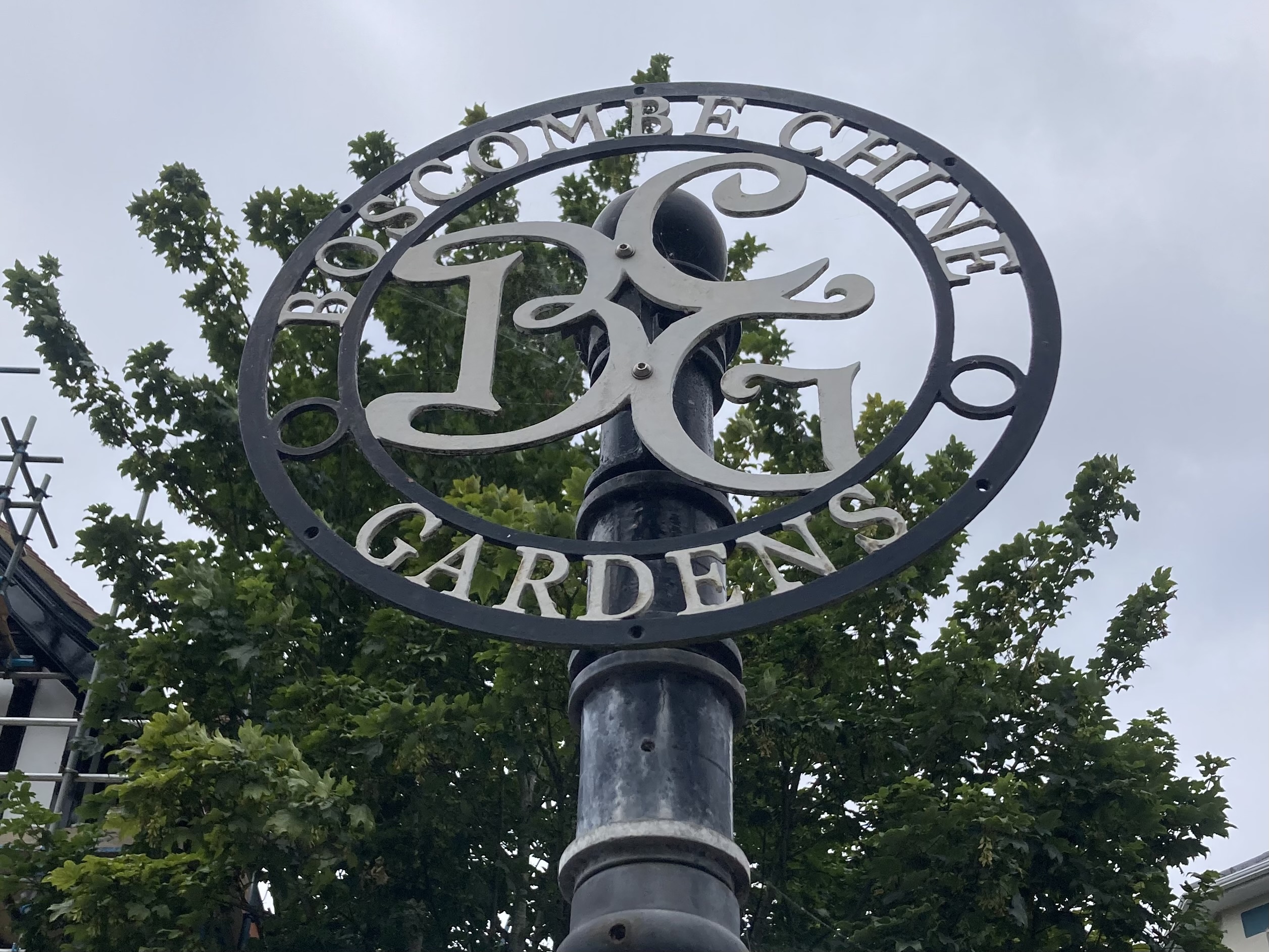 Boscombe Chine Gardens Sign
