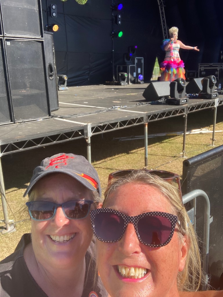 Enjoying the action at Bourne Free