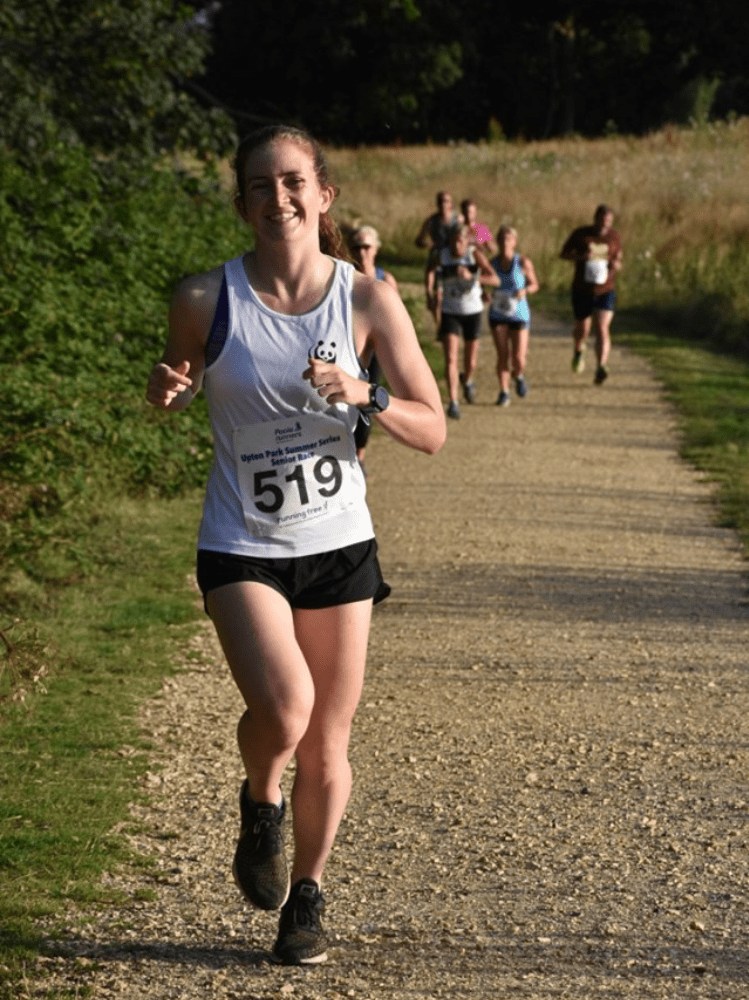 Running the trails in Upton Country Park