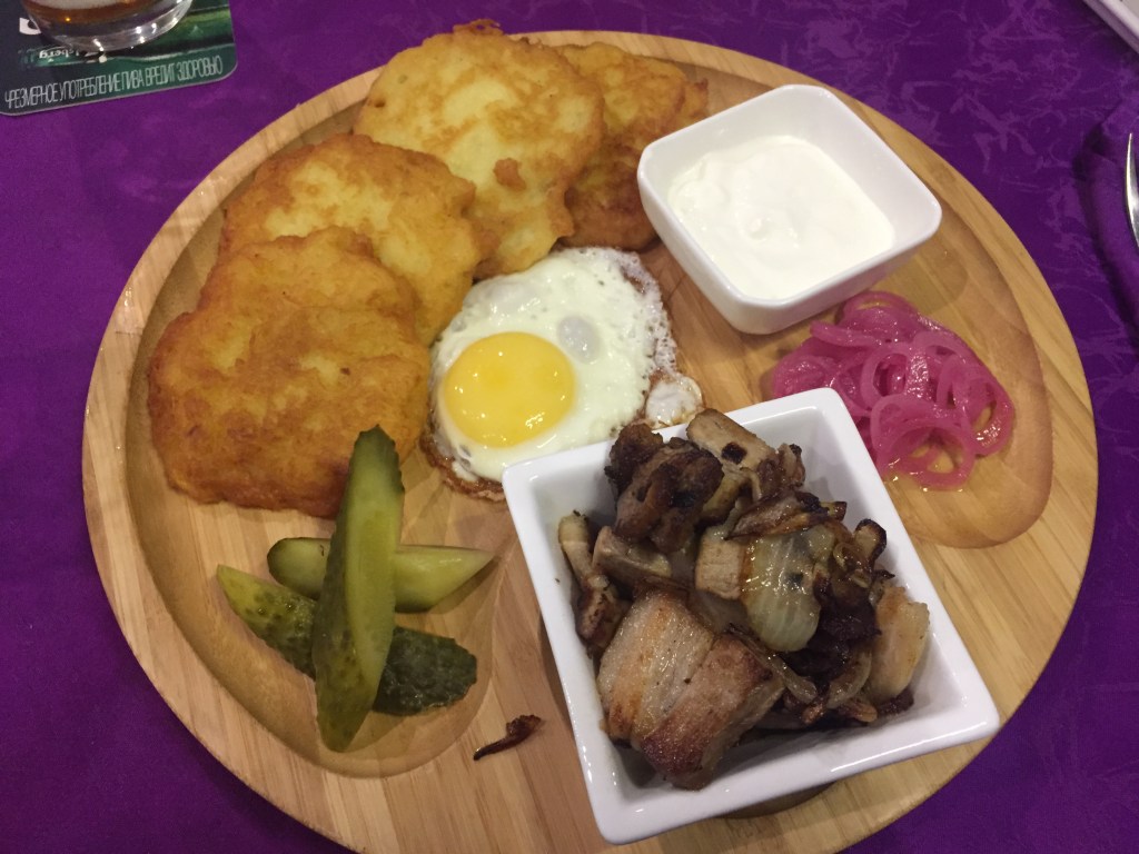 Potato Pancakes at Troitsa