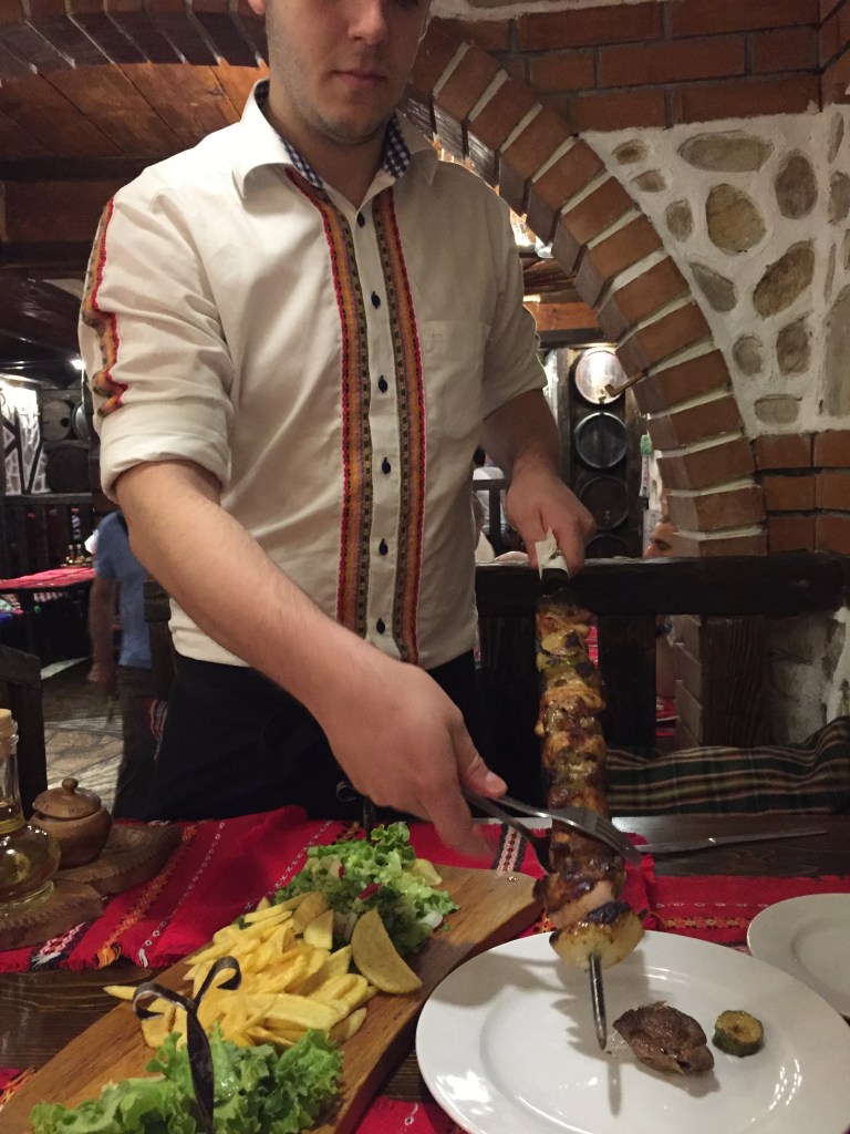 Dinner at Hadjidraganovite kashti