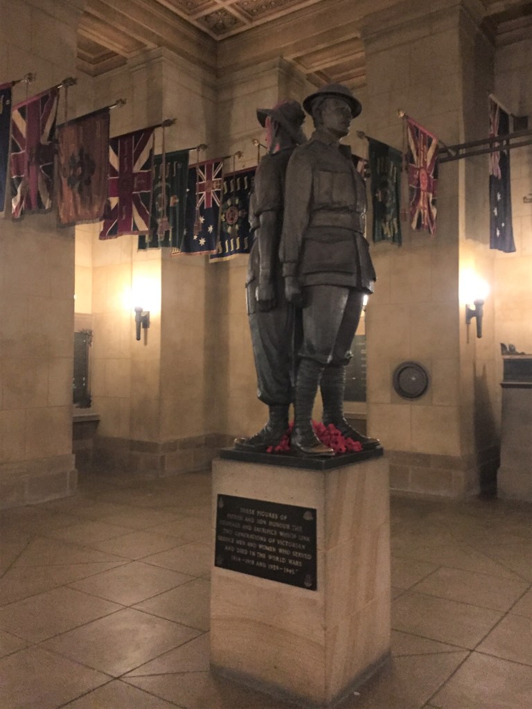 Galleries of Remembrance - Father and Son Sculpture