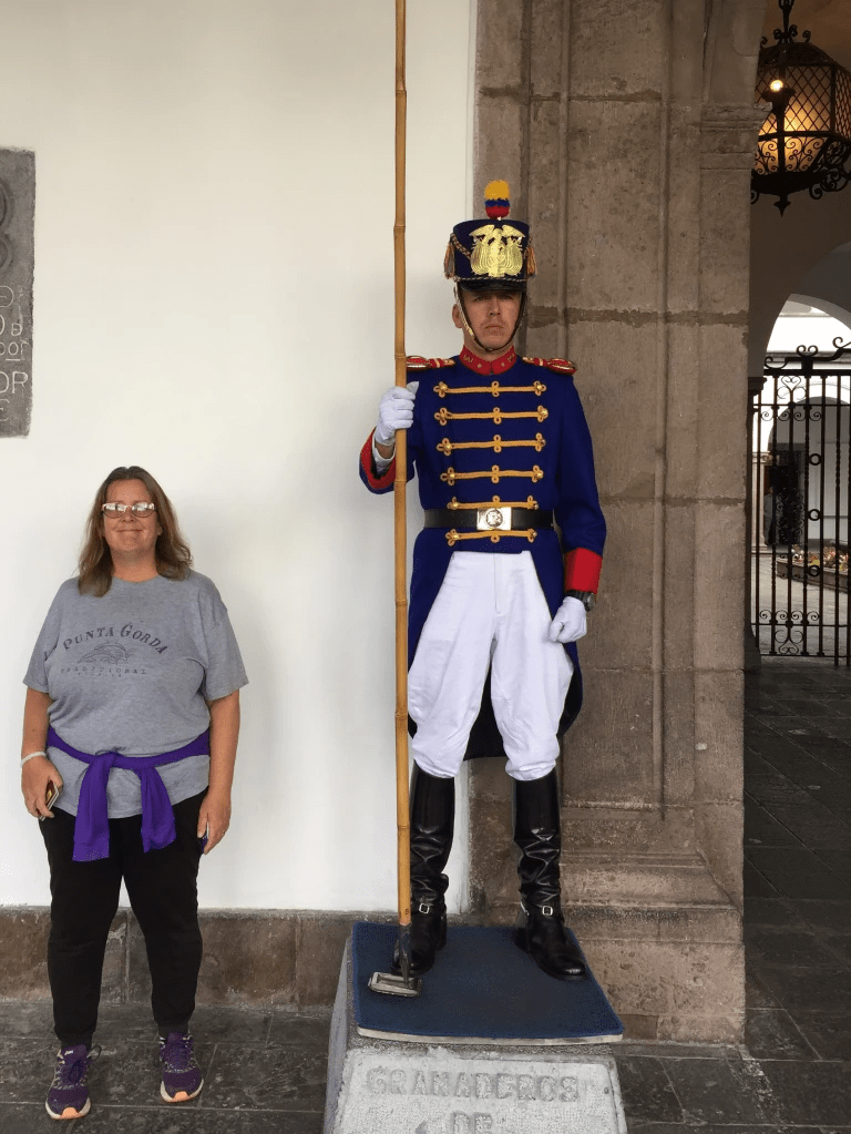 Guard at Palacio de Gobierno