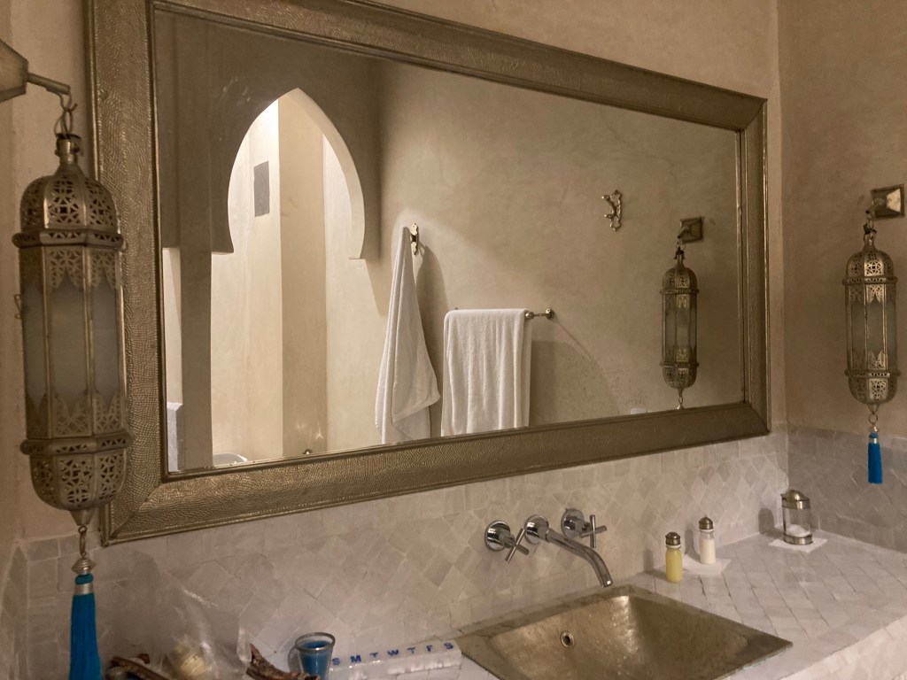 Bathroom in Riad Lhena