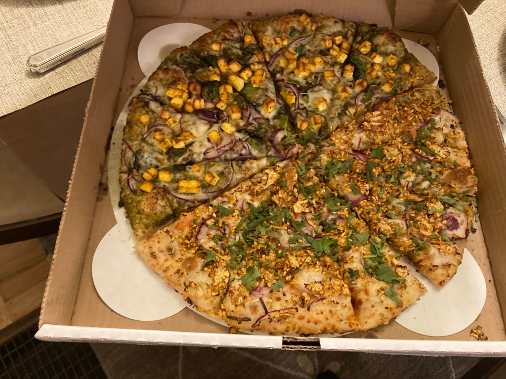 Dinner at Curry Pizza House