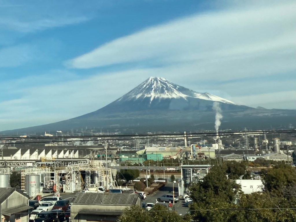 Mount Fuji from the Bullet Train