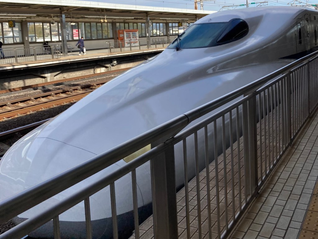 Bullet Train arriving