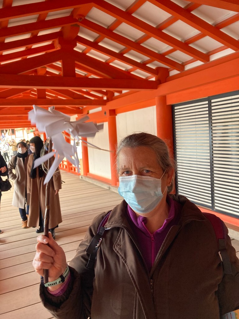 Warding off evil at Itsukushima Shrine