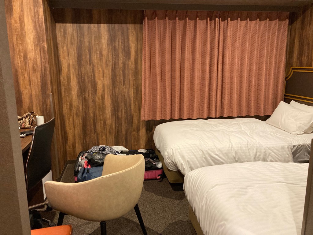 Hotel Wing Kumamoto with 3 of its 4 chairs