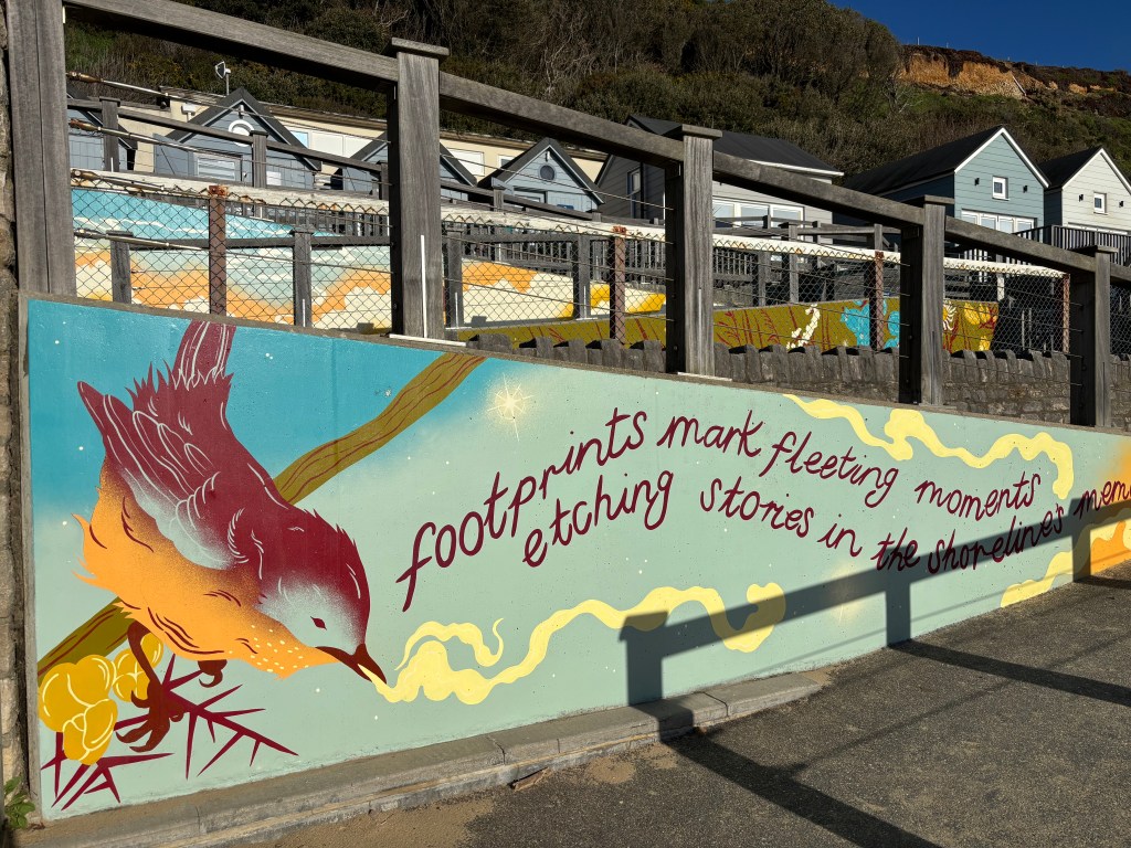 Footprints mark fleeting moments