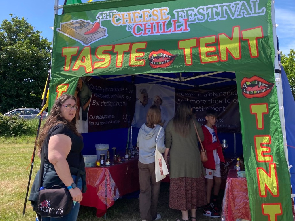 Christchurch Cheese & Chilli Festival Taste Tent