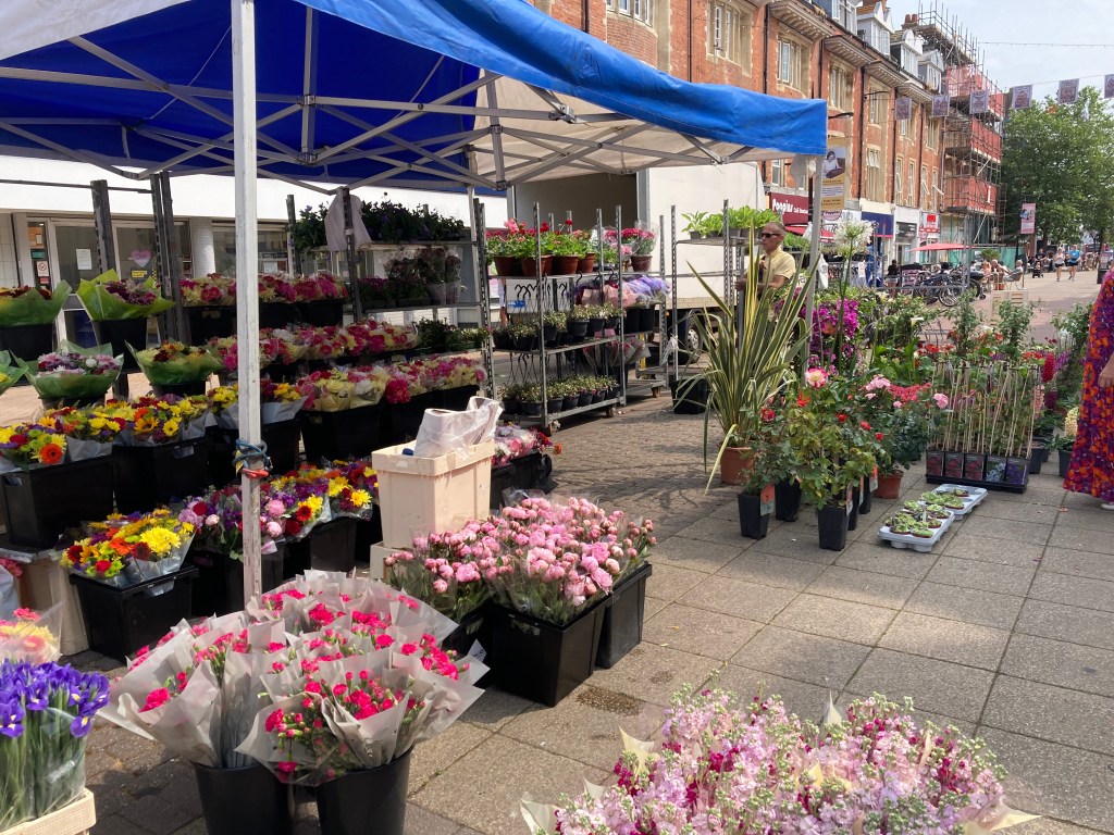 Boscombe Market Flower Stall