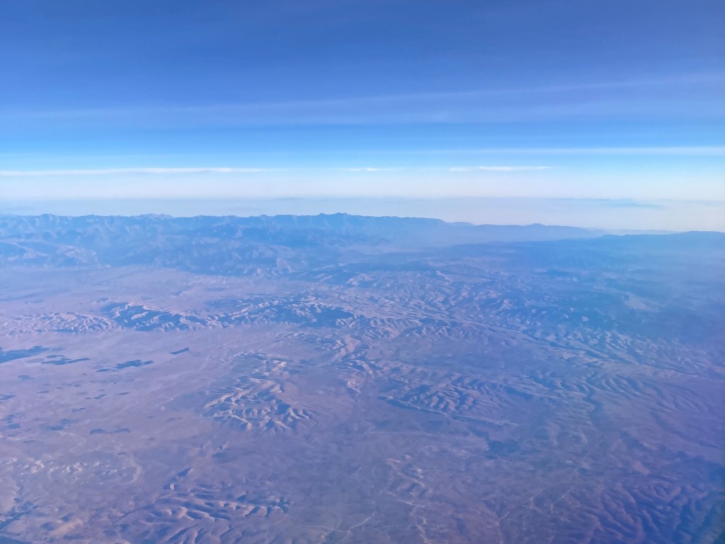 Flight over the Sahara
