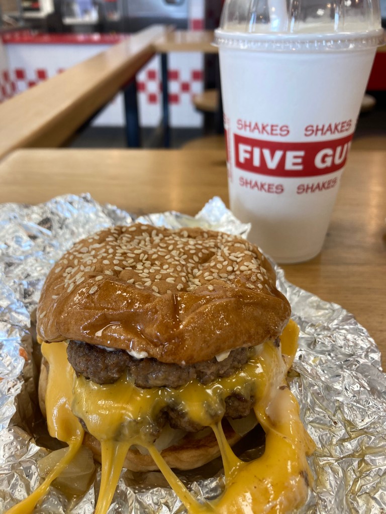 Lunch at Five Guys