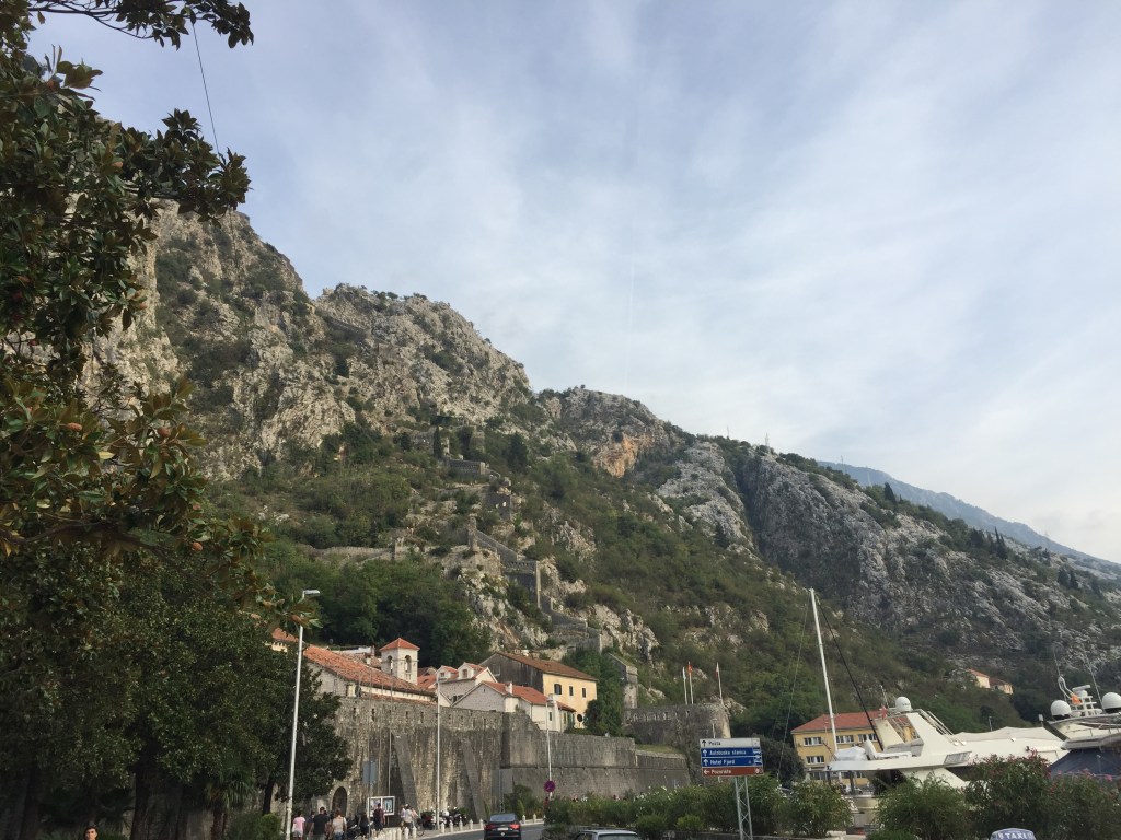Approaching the Sea Gate Kotor