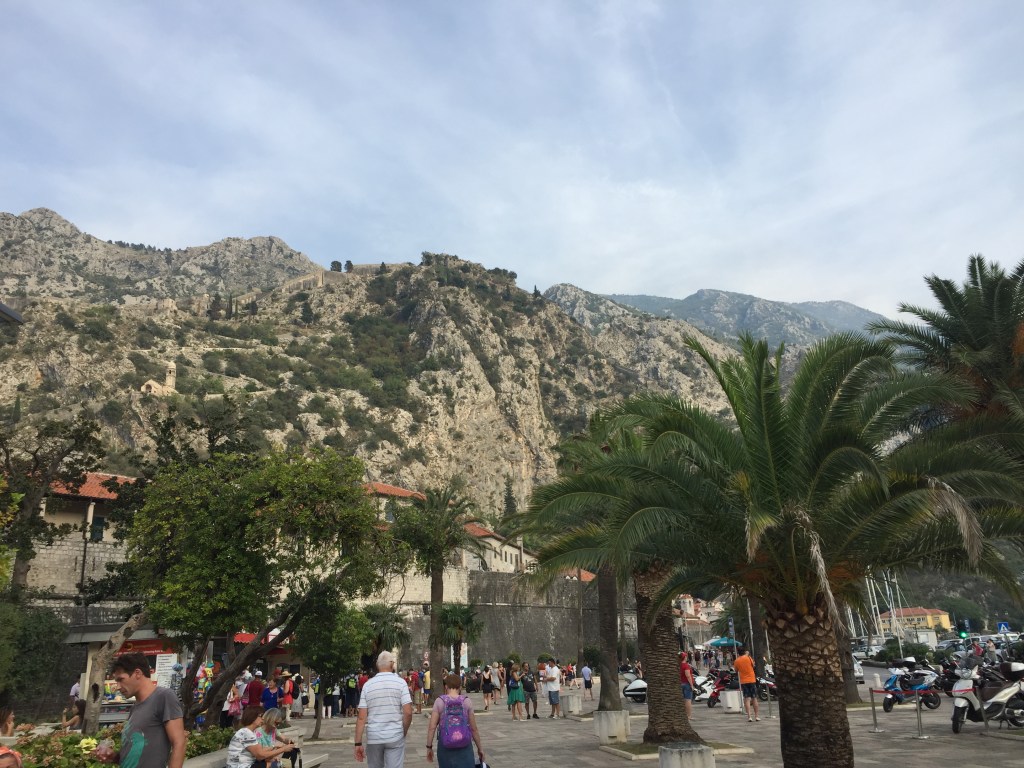View of Kotor City Walls