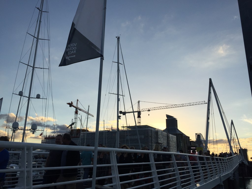 Crossing to the Wynyard Quarter
