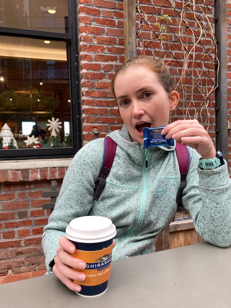 Hot Chocolate at Ghirardelli's