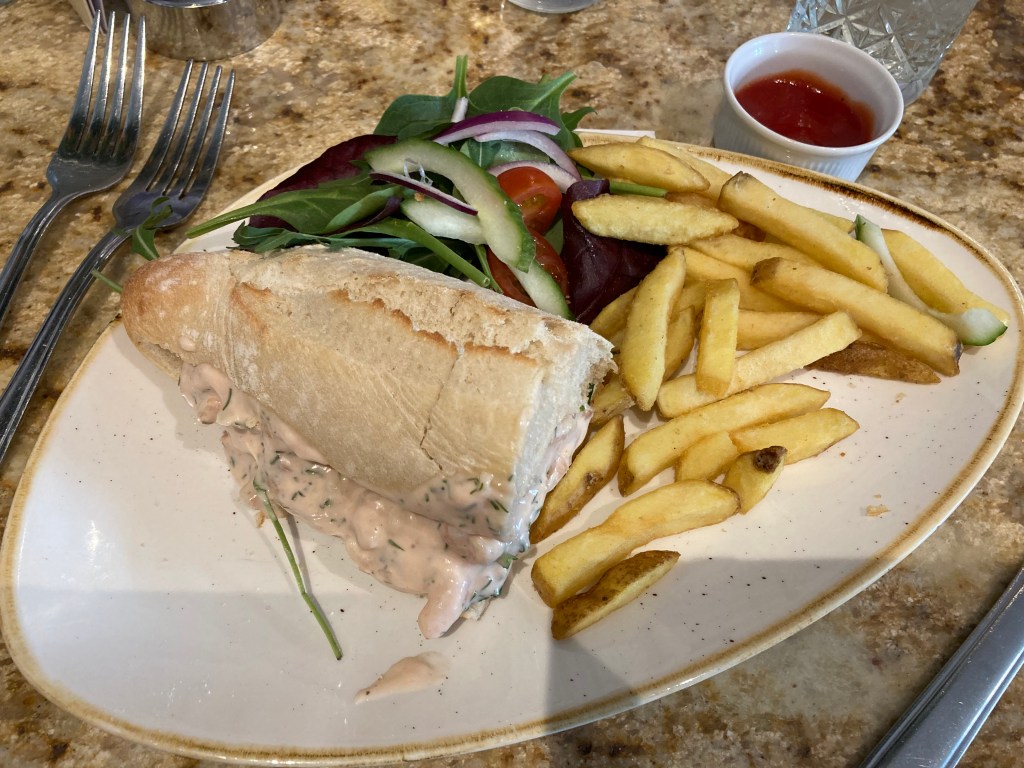 Oriel Prawn sandwich