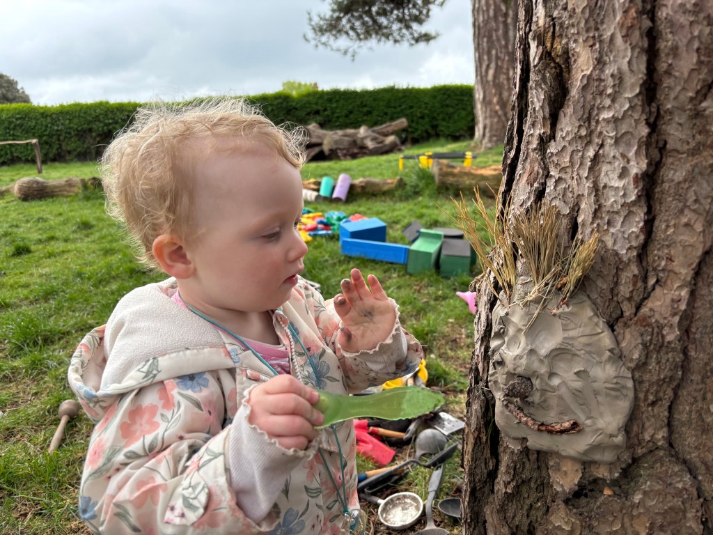 Making Tree Spirits at Nature Tots