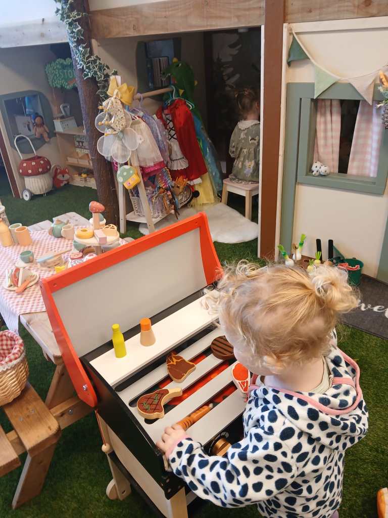 Wild Ones Play Cafe Picnic and Dressing Up Areas