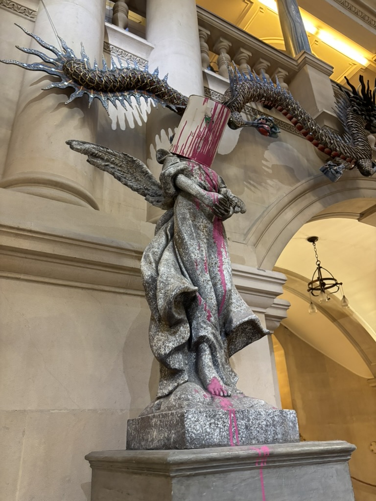 Banksy's Paintpot Angel