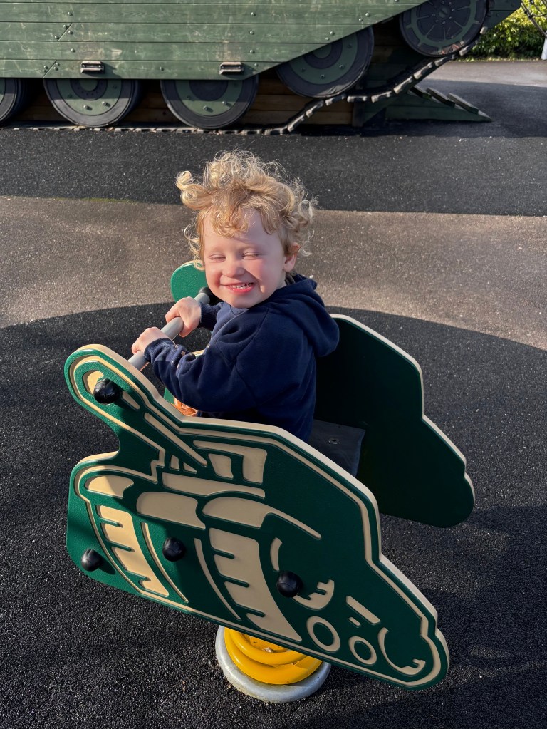 Tank Themed Play Area