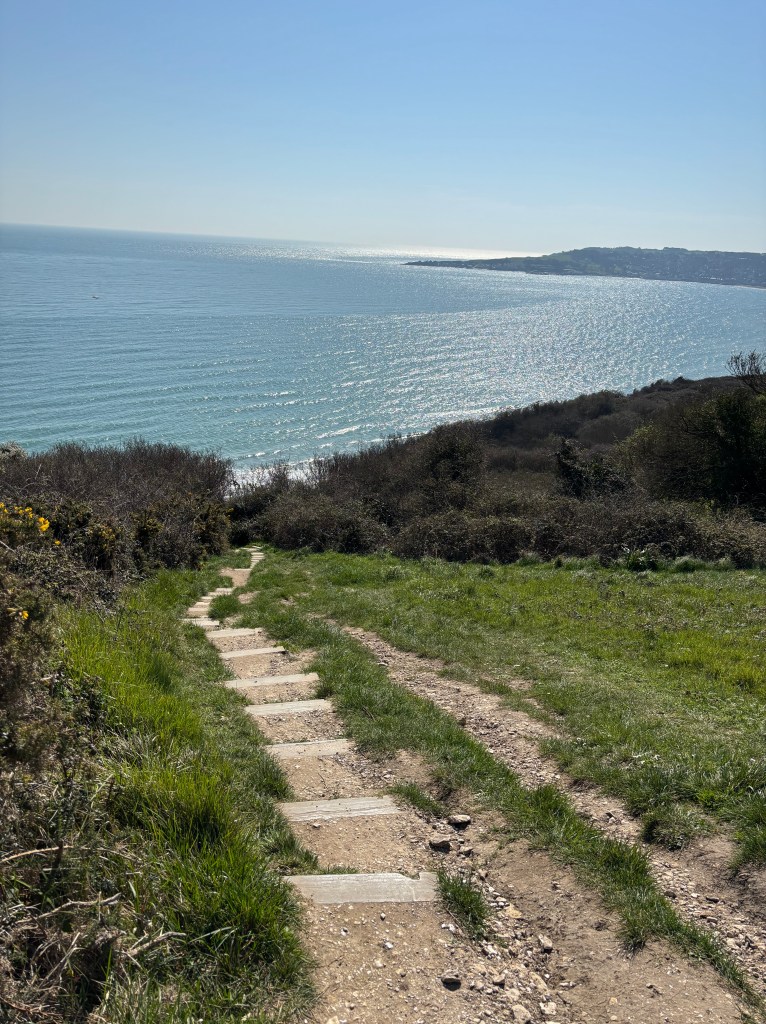 Descending into Swanage