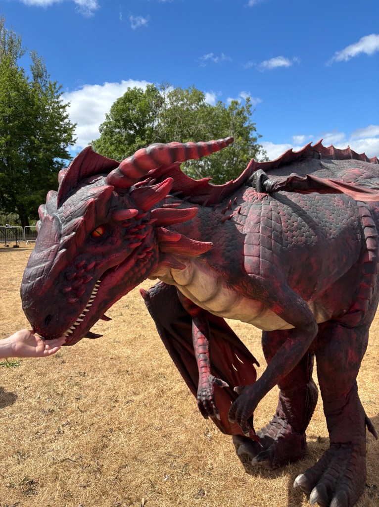 Dragon at Littledown Family Fun Day