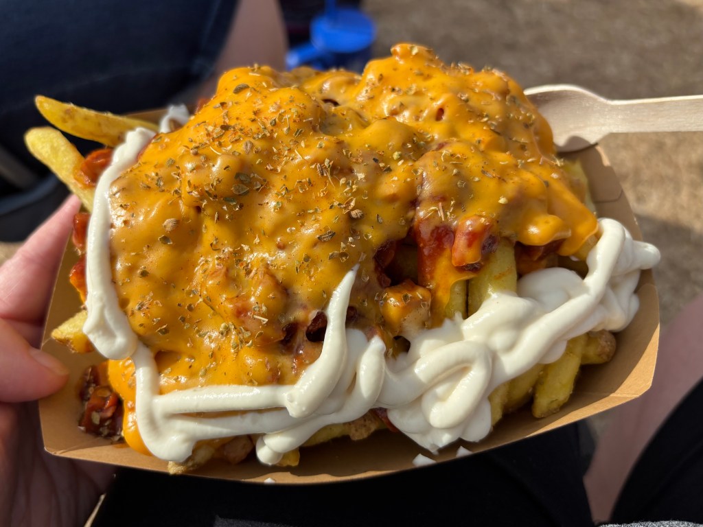 Dorset Pizza Kitchen Loaded Fries at Poole Harbour Festival
